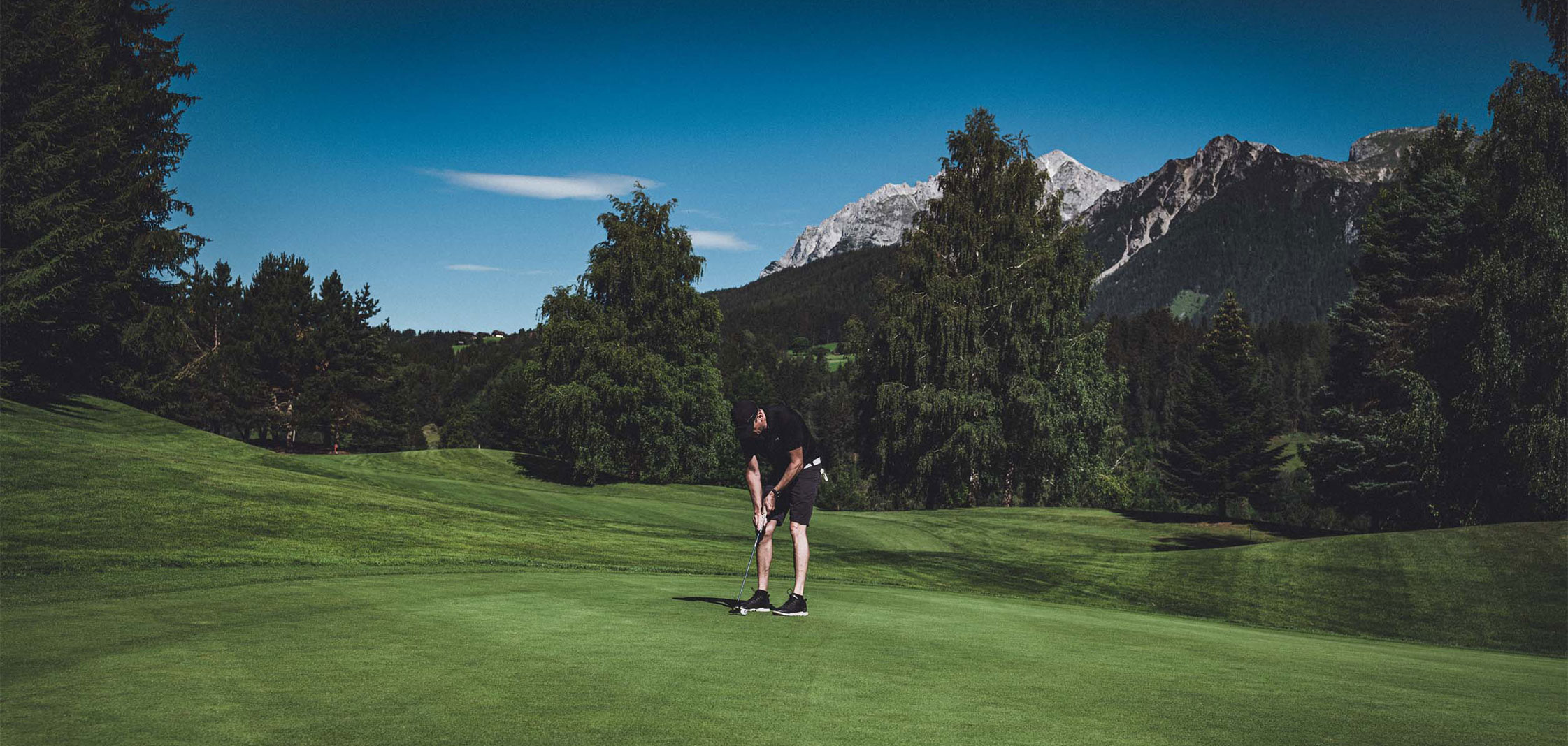 Golf-Abschlag GC Schladming-Dachstein