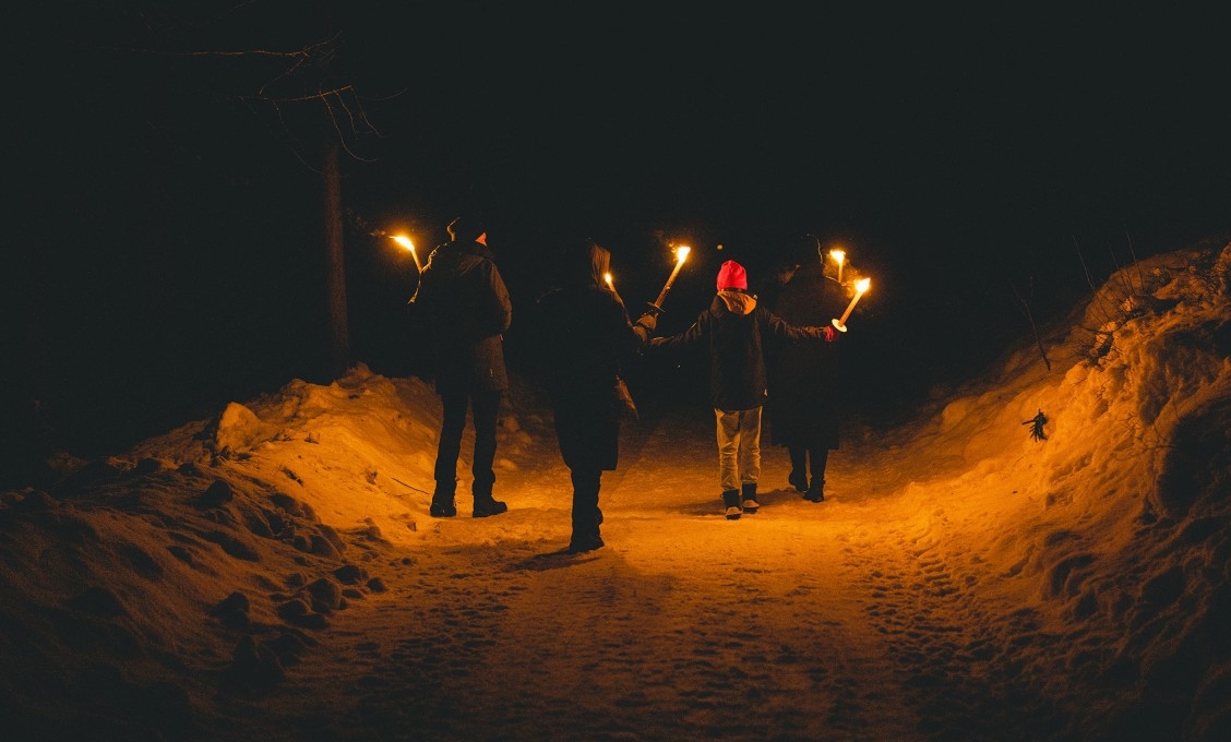 Fackelwanderung Winterwanderweg Rohrmoos Untertal - Sondlalm