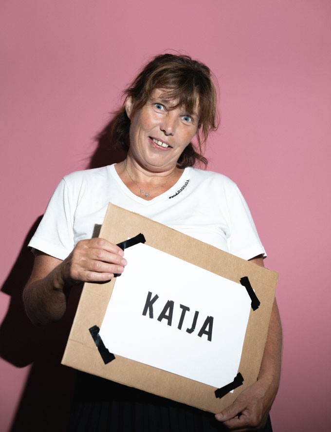 Katja mit Lächeln
