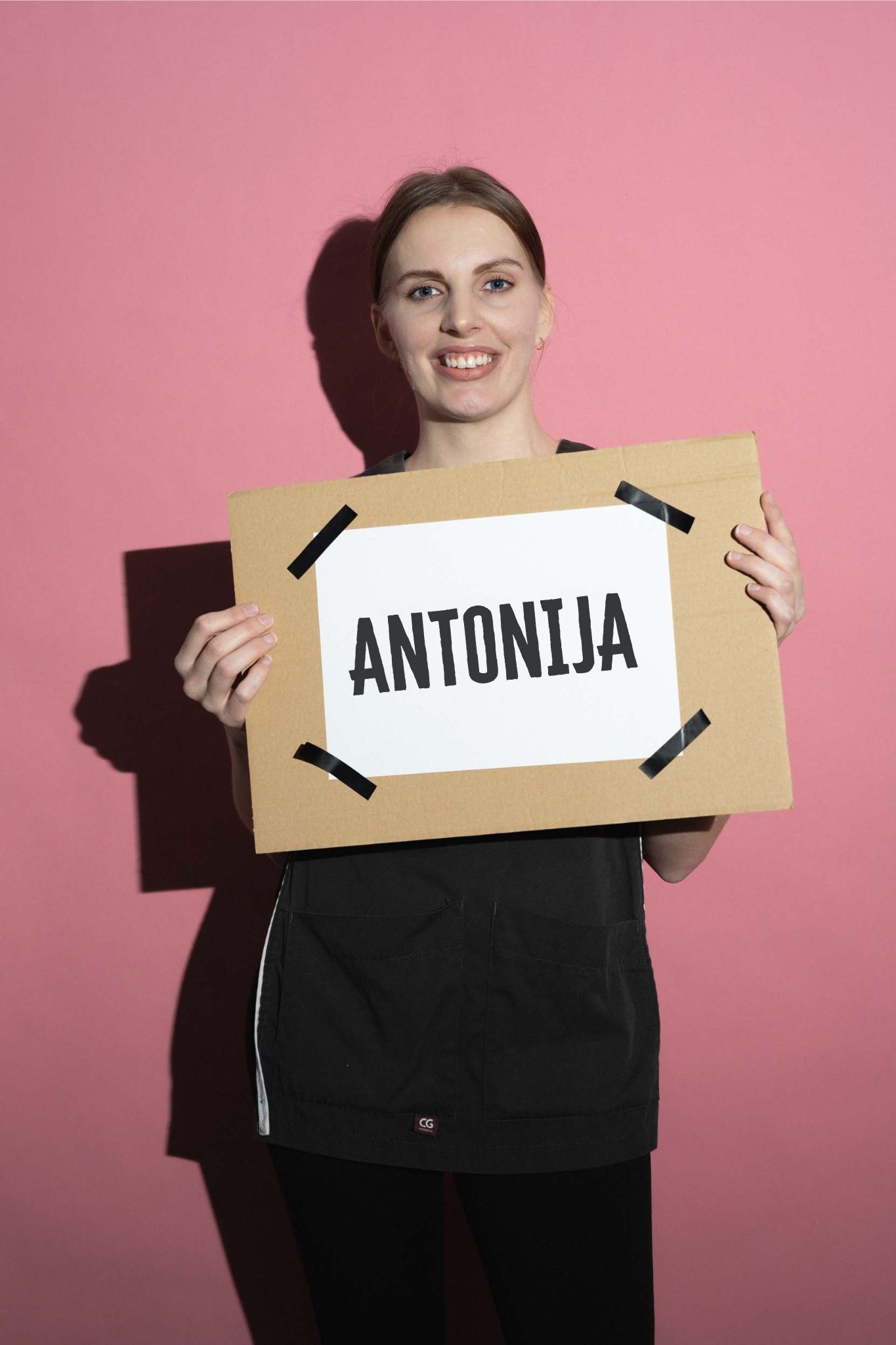 Antonija with a smile