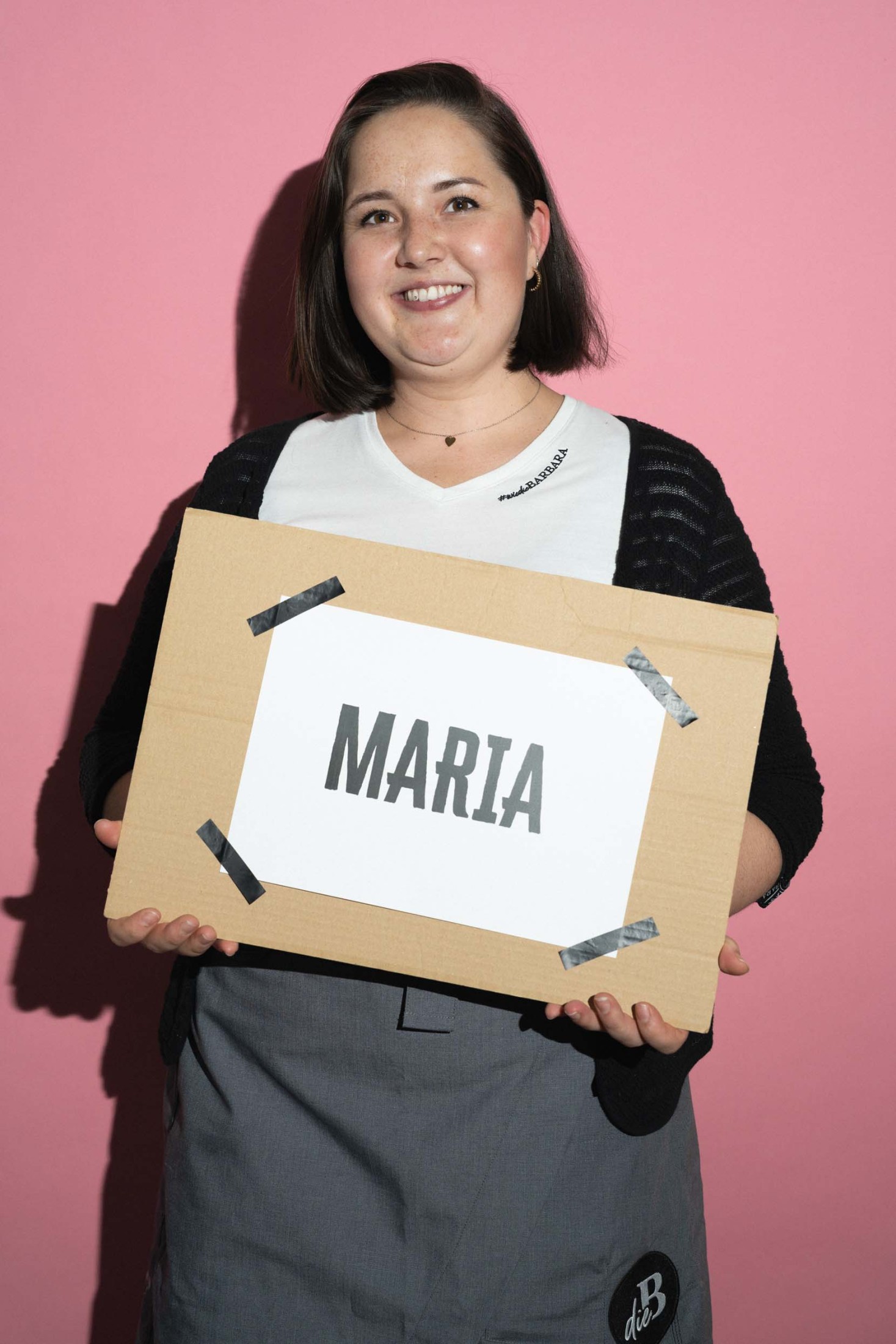 Maria mit L&auml;cheln