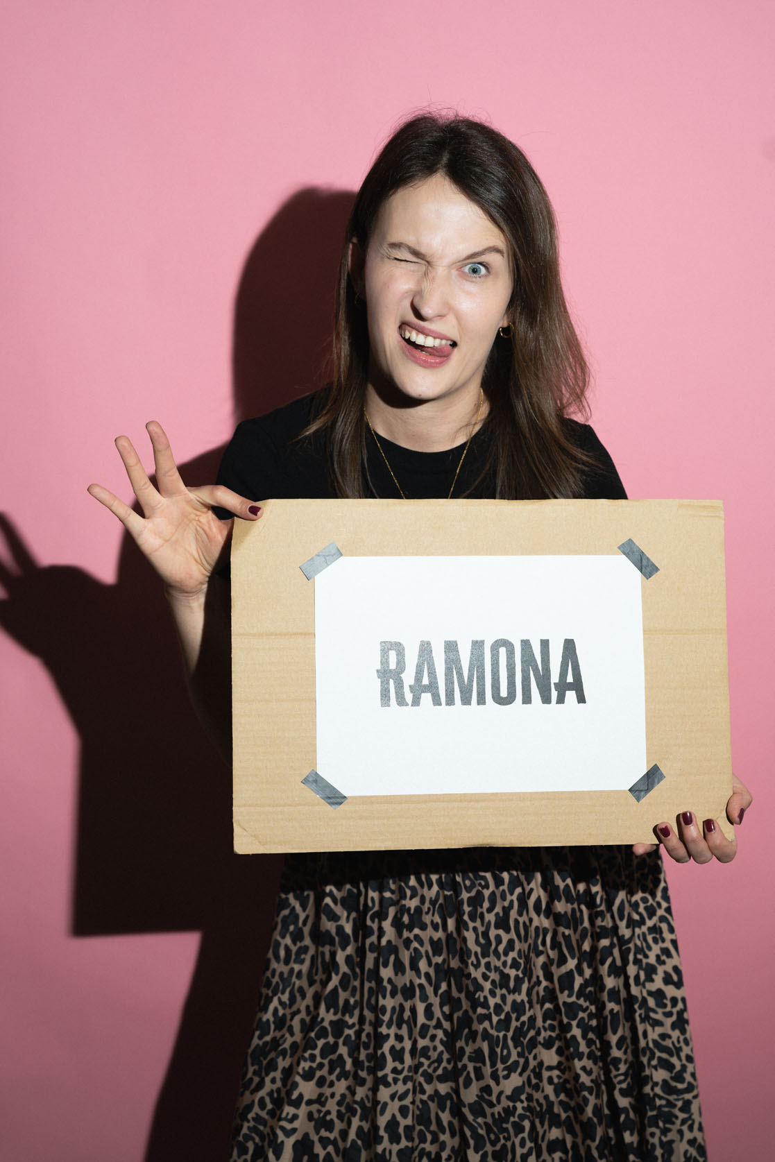 Ramona mit Grimasse